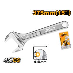 INGCO Wrench Adjustable 375mm