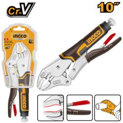 INGCO Vicegrip Curved Jaw 250mm Cr-v