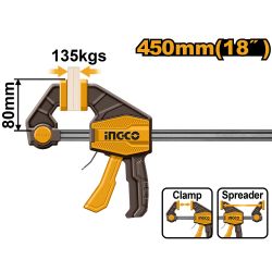 INGCO Clamp Quick Bar 450mm