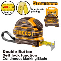 INGCO Tape Measure R/case 5m X 19mm