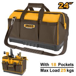 INGCO Tool Bag 600mm Hard Bottom