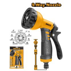INGCO Garden Noz Trig 9/pat Spray+3/4 Adp