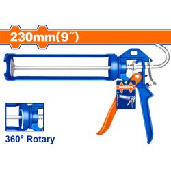 WADFOW Caulking Gun Alum Hndl Rotary Function 230mm