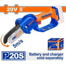 WADFOW 20v Ps+ C/l Saw Pruner 13cm Incl Ass