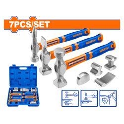 WADFOW Hammer Set Body/fender 45cb F/g Hndl 7pcs