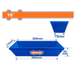 WADFOW Plastic Mud Pan 250mm