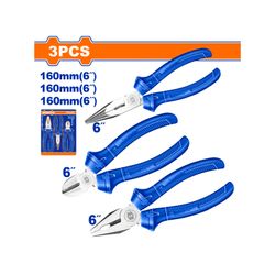 WADFOW Plier Set 1 Colour 160mm 3pcs