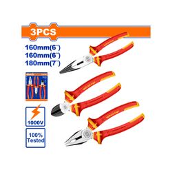WADFOW Plier Set Vde 3pcs