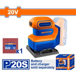 WADFOW 20v Ps+ C/l Sheet Sander 110x100mm