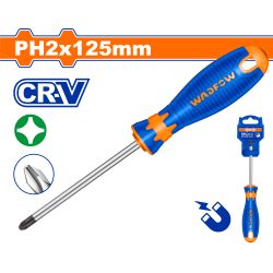 WADFOW Screw Driver Ph2 Bt Mag Cr-v 6x125mm