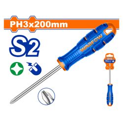 WADFOW Screw Driver Ph3 Mag S2 8x200mm