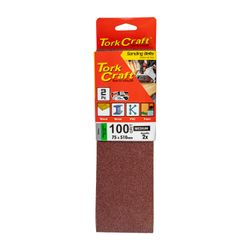 TORK CRAFT Sanding Belt 75 X 510mm 100grit 2/pack