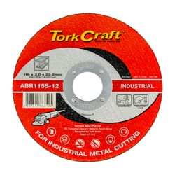 TORK CRAFT Cutting Disc Industrial Metal 115 X 3.0 X 22.2 Mm