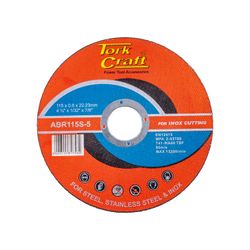 TORK CRAFT Cutting Disc Steel & Ss 115 X 0.8 X 22.2 Mm