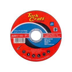 TORK CRAFT Cutting Disc Steel & Ss 115 X 1.6 X 22.2mm