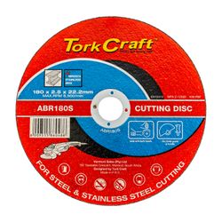 TORK CRAFT Cutting Disc Steel 180 X 2.5 X 22.22