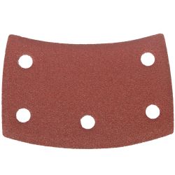 TORK CRAFT Sanding Pads Curved 80 Grit Hook And Loop
