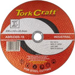 TORK CRAFT Cutting Disc Industrial Metal 230 X 3.0 X 22.2 Mm