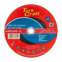 TORK CRAFT Cutting Disc Steel And Ss 230 X 3.0 22.22mm