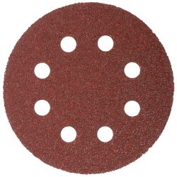 TORK CRAFT Sanding Disc 115mm 40 Grit With Holes 10/pk Hook And Loop