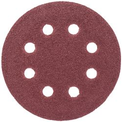 TORK CRAFT Sanding Disc 115mm 80 Grit With Holes 10/pk Hook And Loop