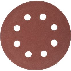 TORK CRAFT Sanding Disc 115mm 120 Grit With Holes 10/pk Hook And Loop