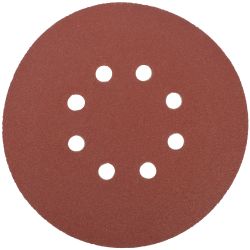 TORK CRAFT Sanding Disc 150mm 120 Grit With Holes 10/pk Hook And Loop
