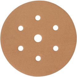 TORK CRAFT Gold Disc (50 Pieces) 240 Grit 150mm X 6+1 Holes Hook And Loop