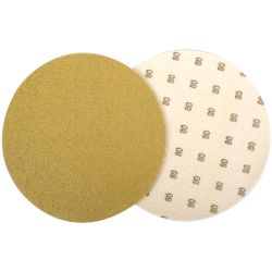 TORK CRAFT Gold Disc (50 Pieces) 80 Grit 150mm Without Hole Hook And Loop