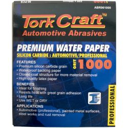 TORK CRAFT Premium Waterproof Paper 1000 Grit 230 X 280 (50 Piece) Automotive