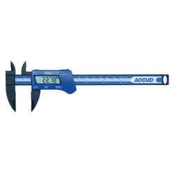 ACCUD Digital Caliper Plastic 150mm 0.2mm Acc. 0.01mm Res