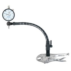 ACCUD 3pc Measuring Set 10mm Dial Indicator Flex Arm & Locking Plier
