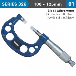 ACCUD Blade Micrometer 100-125mm (0.01mm)