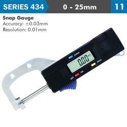 ACCUD Digital Snap Gauge 0-25mm 0.01mm Res.