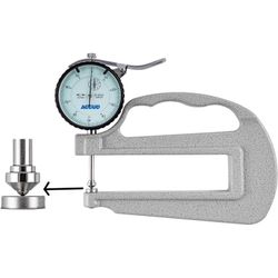 ACCUD Thickness Gauge 10mm 0.02mm Acc. Large Depth Steel Anvil 0.01mm Grad.