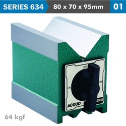 ACCUD Magnetic V-block 80x70x95mm 64kgf