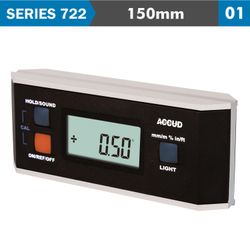 ACCUD Digital Leveler 360deg 150x60mm 0.05 Deg. Res. Al Frame