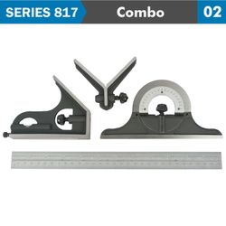 ACCUD Combination Square Set Protractor