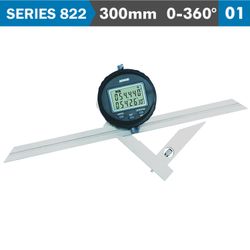 ACCUD Digital Protractor Blade 360 Deg. 5' Acc. S/steel 0.1 Deg. Res.