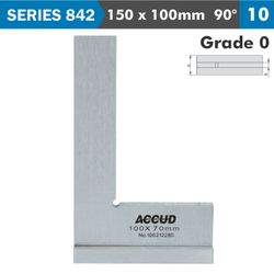 ACCUD Flat Edge Square 90 Deg. Wide Base 150x100mm Din875