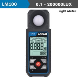 ACCUD Light Meter 0.1-200000lux Range 6% Accur 400-700mm Light Wave Length