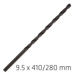 ALPEN Hss Drill Bit 9.5mm 410x280mm Extra Long