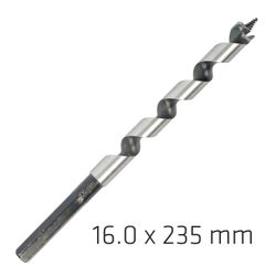 ALPEN Wood Auger Drill Bit 16 X 235mm