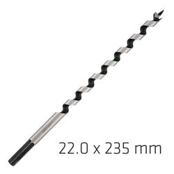ALPEN Wood Auger Drill Bit 22 X 235mm