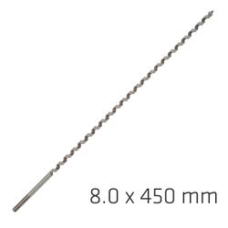 ALPEN Wood Auger Drill Bit 8 X 450mm