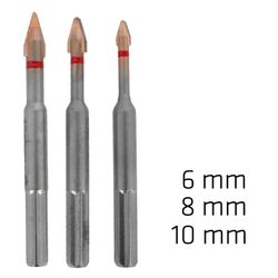 ALPEN C Protector Drill Bit Set 6-8-10mm