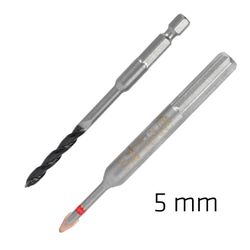 ALPEN 5.0mm Porcelain & Concrete C Protector Drill Bit Set Tile