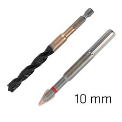 ALPEN 10.0mm Porcelain & Concrete C Protector Drill Bit Set Tile