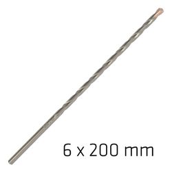 ALPEN Masonry Bit Long Life 6 X 200mm