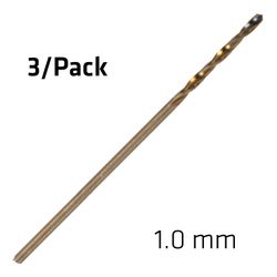 ALPEN Hss Sprint Master 1.0 Mm X3 Sleeved Din338 ALPEN Drill Bit